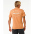 Camiseta Rip Curl Agrafador Homem Salmão