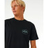Camiseta Rip Curl Agrafador Homem Preto