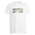 Camiseta adidas B Camo Lin Menino Branco