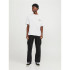 Camiseta Homem Jack And Jones bari Back Branco