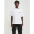 Camiseta Homem Jack And Jones bari Back Branco