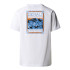 Camiseta de Montanha The North Face S/S North Faces Homem Branco