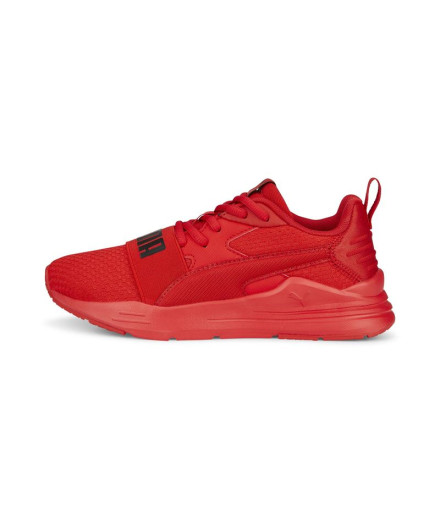 Sapatilhas da Puma Wired Run Pure Infantil Vermelho