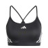 Sutiã esportivo Fitness adidas Mulher da Essentials Aeroreact 3 Band Preto