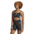 Sutiã esportivo Fitness adidas Mulher da Essentials Aeroreact 3 Band Preto