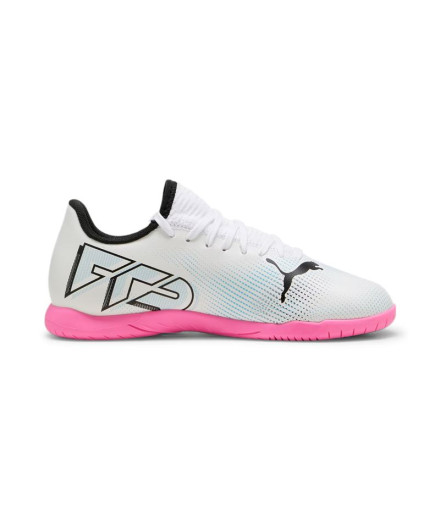 Sapatilhas de futebol SalaInfantil Puma Future 7 PLAY Branco