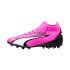 futebol Botas Puma Ultra Pro MG Rosa Branco