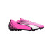 futebol Botas Puma Ultra Play MG Rosa Branco