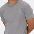 Camiseta New Balance Homem Sport Essentials Heathertech Cinzento