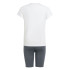 Fato de treino por Fitness adidas Essentials Jogger Essentials 3Bandas Menina Branco