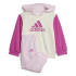 Conjunto adidas I Cb Ft Jog Infantil Ivory