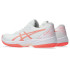 Sapatilhas de Tênis ASICS Gel-Game 9 Clay/Oc Mulher Branco/Coral