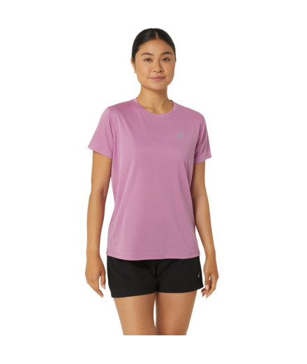Camiseta de Running ASICS Core Ss Top Mulher Roxo