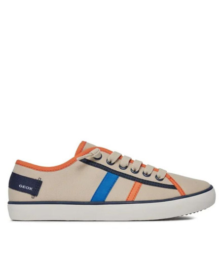 Sapatilhas Geox Gisli Menino Bege/Laranja