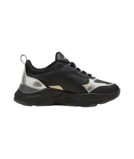 Sapatilhas Puma Cassia Metallic Shine Preto Mulher