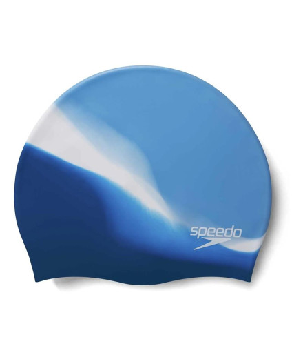 Boné de Natação Speedo Silicone multicolorido azul