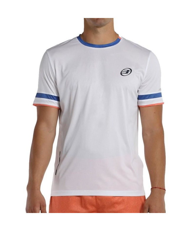 Camiseta Homem Bullpadel limar Branco
