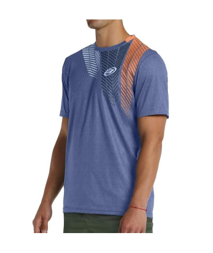 Camiseta Homem Bullpadel liria Azul intenso