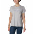 Camiseta de Montanha Columbia Trek™ Graphic Mulher Cinzento