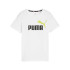 Camiseta Infantil Puma Essentials+ 2 Cor Branco