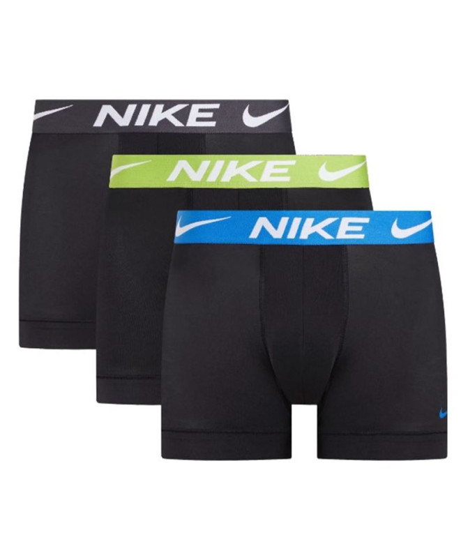 Cuecas Nike Homem Tronco 3Pk Azul/Antracite/Verde