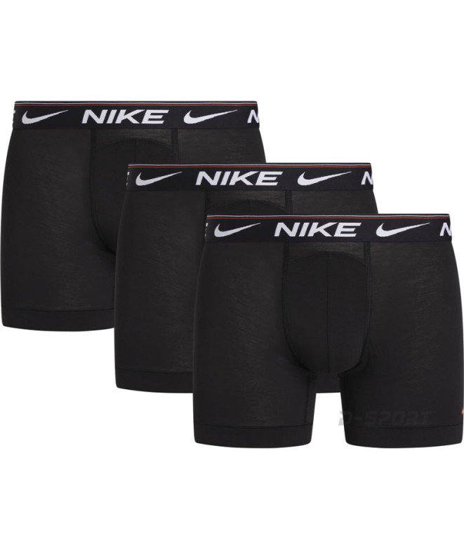 Cuecas Nike Homem Baú 3Pk Preto