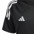 Camiseta de Futebol adidas Tiro24 Infantil Preto