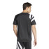 Camiseta de Futebol adidas Fortore23 Homem Preto