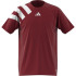 Camiseta de Futebol adidas Fortore23 Infantil Garnet