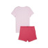 Fato de treino Infantil Logótipo Puma cor-de-rosa