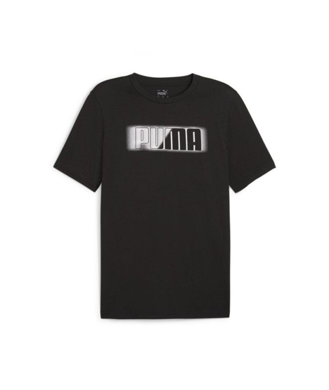 Camiseta Puma GRAPHICS Preto Homem