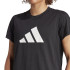 Camiseta de Fitness adidas Essentials Tr-Es Logo Mulher Preto