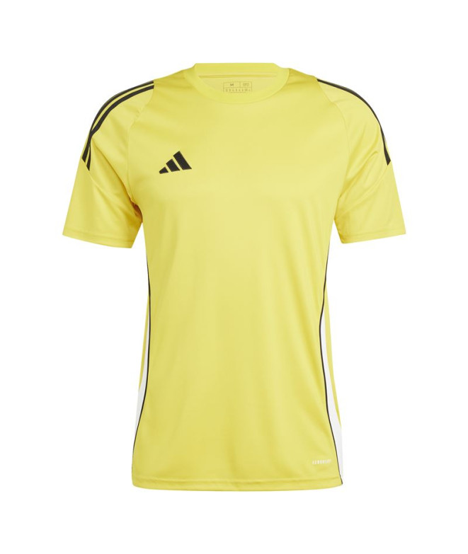 Camiseta de Futebol adidas Tiro24 Homem Amarelo