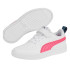Sapatilhas Puma Rickie Ac Branco/Rosa Infantil
