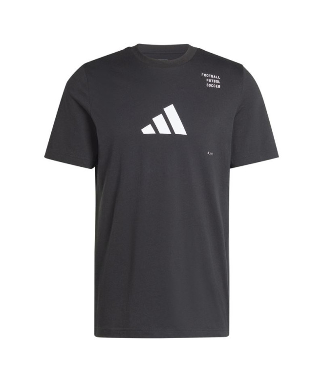 Camiseta de Futebol adidas Fb Cat G Homem Preto