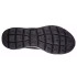 Sapatilhas Skechers Summits-Suited Mulher Couro preto/ Malha/ Guarnição Duraleather
