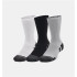 Meias Fitness Under Armour by Performance Tech 3Pk Crew Cinzento