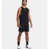 Calça Basquetebol Under Armour Baseline Homem de Preto