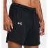 Calça Basquetebol Under Armour Baseline Homem de Preto