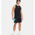 Calça Basquetebol Under Armour Baseline Homem de Preto