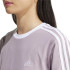 Camiseta adidas 3Stripes Bf Mulher Lilás