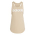 Top adidas Linear Tk Mulher Bege