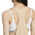 Top adidas Linear Tk Mulher Bege