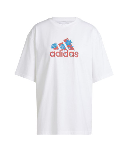 Camiseta adidas Distintivo floral de desporto Gt Mulher...