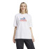 Camiseta adidas Distintivo floral de desporto Gt Mulher Branco