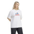 Camiseta adidas Distintivo floral de desporto Gt Mulher Branco