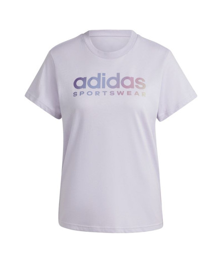 Camiseta adidas Linear Spw Gt Mulher Lilac