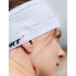 Fita de pelo de Running Compressport On/Off Branco/Preto