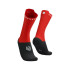 Meias ciclismo de Compressport Pro Racing v4.0 Bike Core Vermelho/Preto/Branco