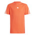 Camiseta adidas Future Icons 3-Stripes Infantil Vermelho